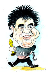 Caricatura de  Almodóvar