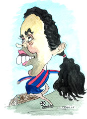 Caricatura de Ronaldinho