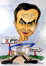 Caricatura de  Zapatero